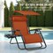 Best Choice Products 30” Extra Wide Folding Zero Gravity Patio Lounge Chair w/Adjustable Canopy Shade